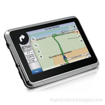 4.3-inch GPS with 4GB Memory, Supports FM, Bluetooth and AV-in Function